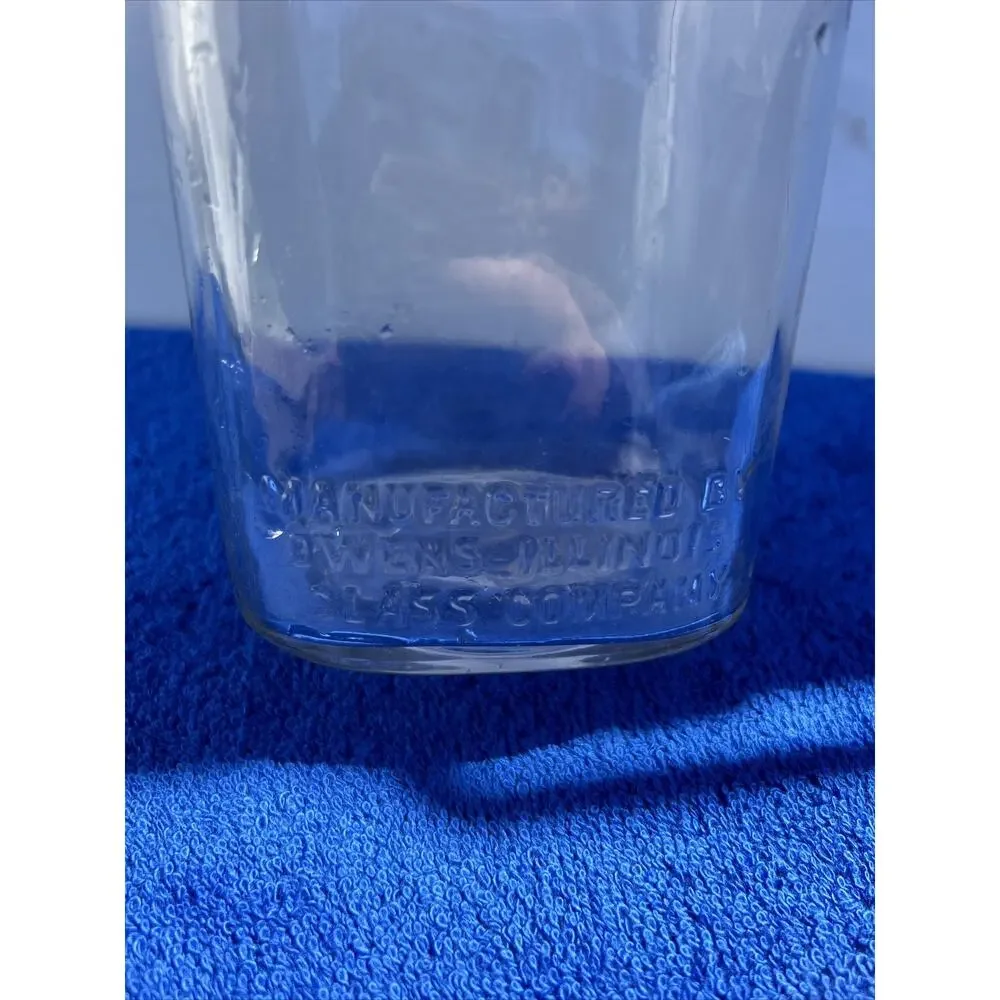 PRESTO SUPREME MASON JAR / Zinc LID - 2 QUART Flawed See Pics